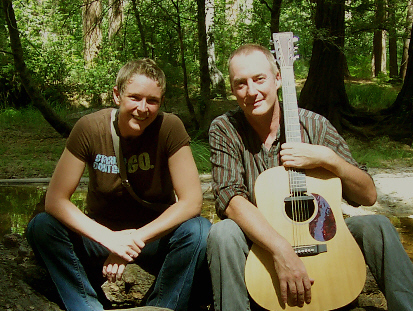 Strings and Martin in Yosemite Park on Labor Day, 2008